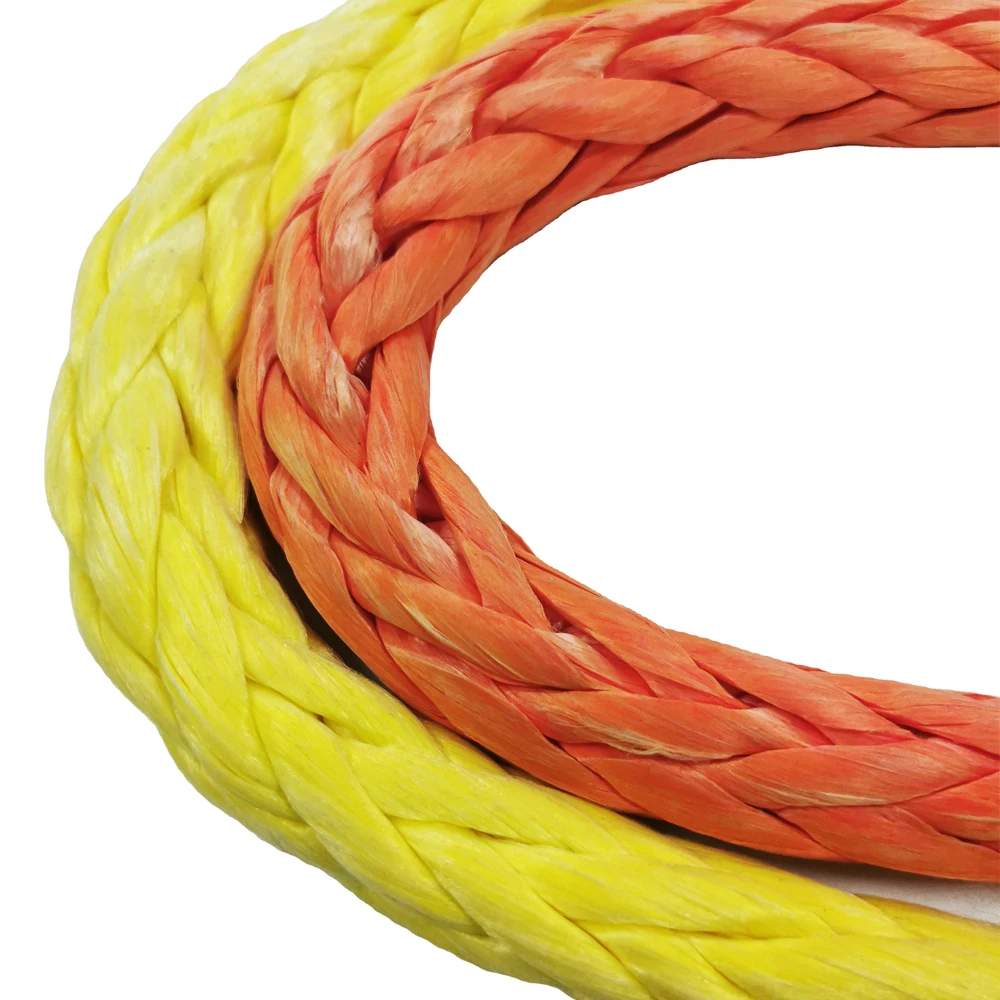 JINLI 44mm 152T UHMWPE 12 Strands Mooring Ropes