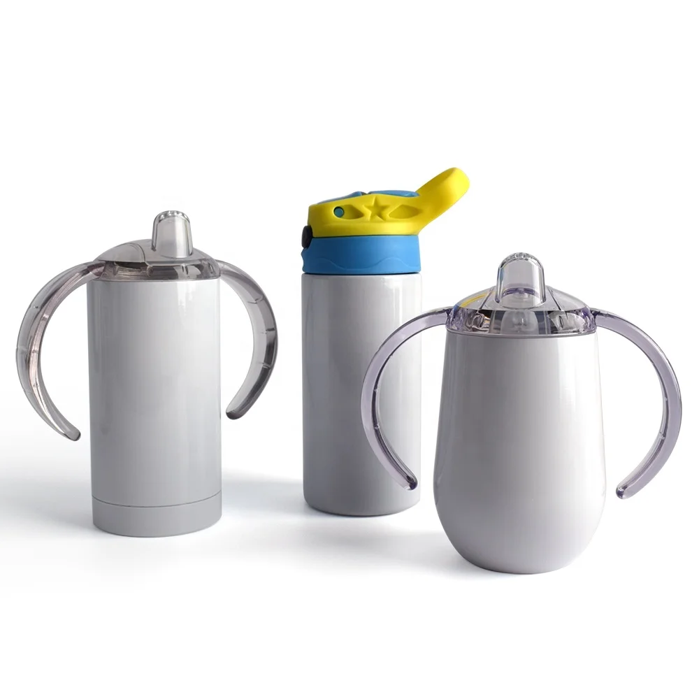 10 oz Stainless Steel Insulated Baby Sippy Cup Tumbler With Double Handles|  Alibaba.com