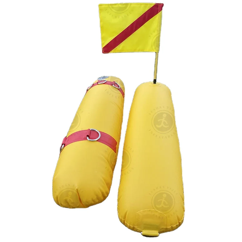 Hi-vis Inflatable Dive Float 65 Foot Line Soflo Spearfishing Torpedo ...