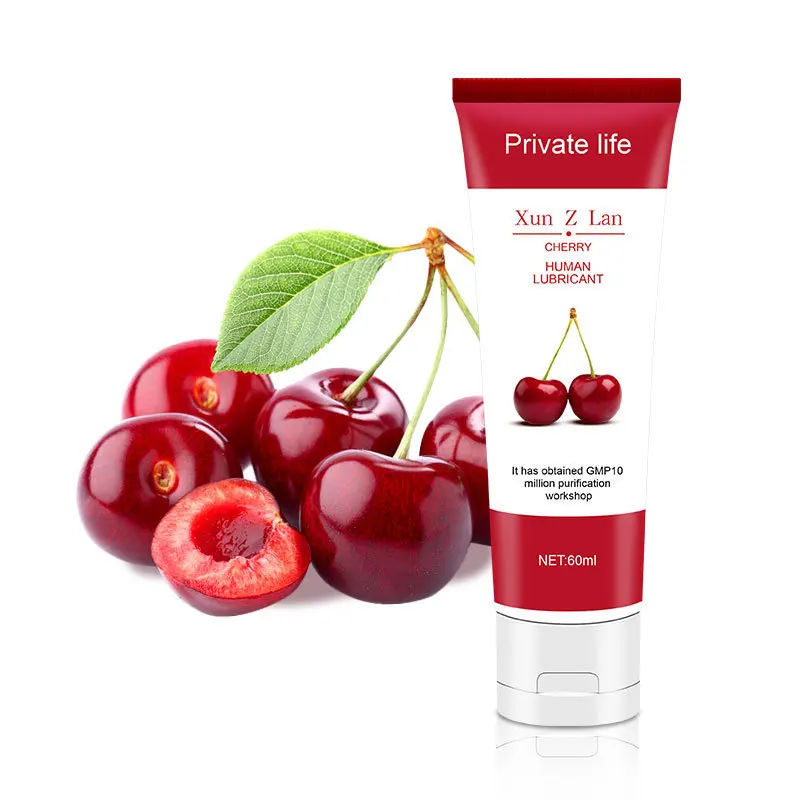 60ml Customized Sex gel for women fruity sexual liquid glide lubricant sex lube oil OEM
