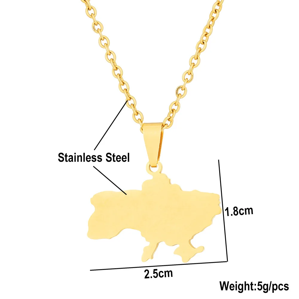 Map Necklace