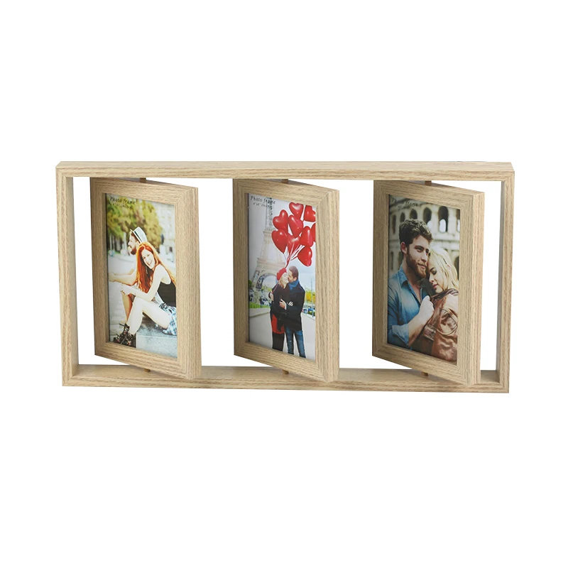 Collage Picture Frames Displays Three 4x6 Photos. High 