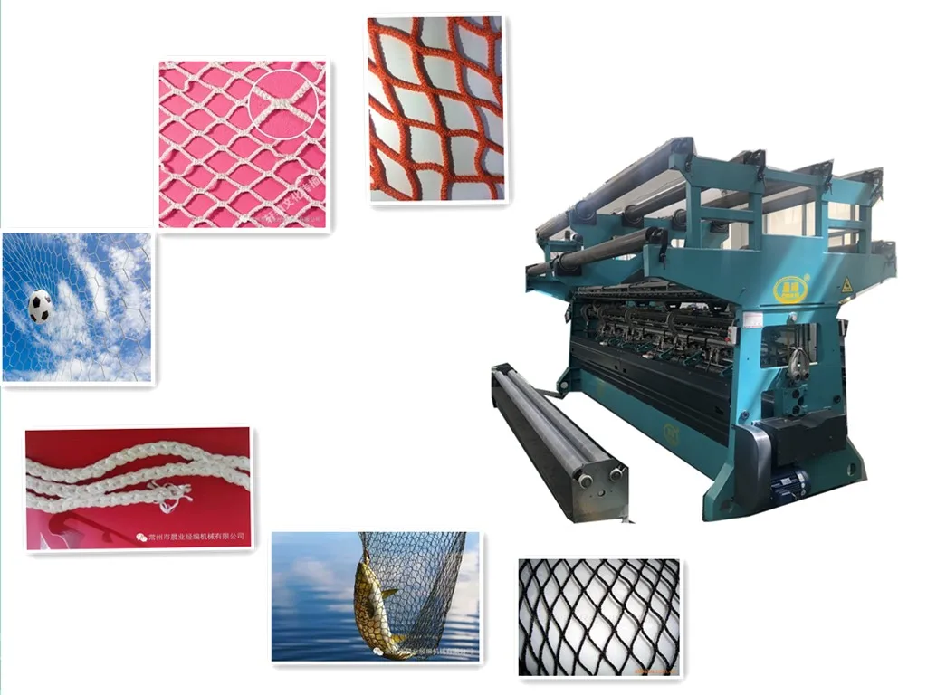 Manual Raschel Warp Knitting Machine with 135"150"170" 220"240"260" Working Width and 2~6 Bars for High Production Safety Nets