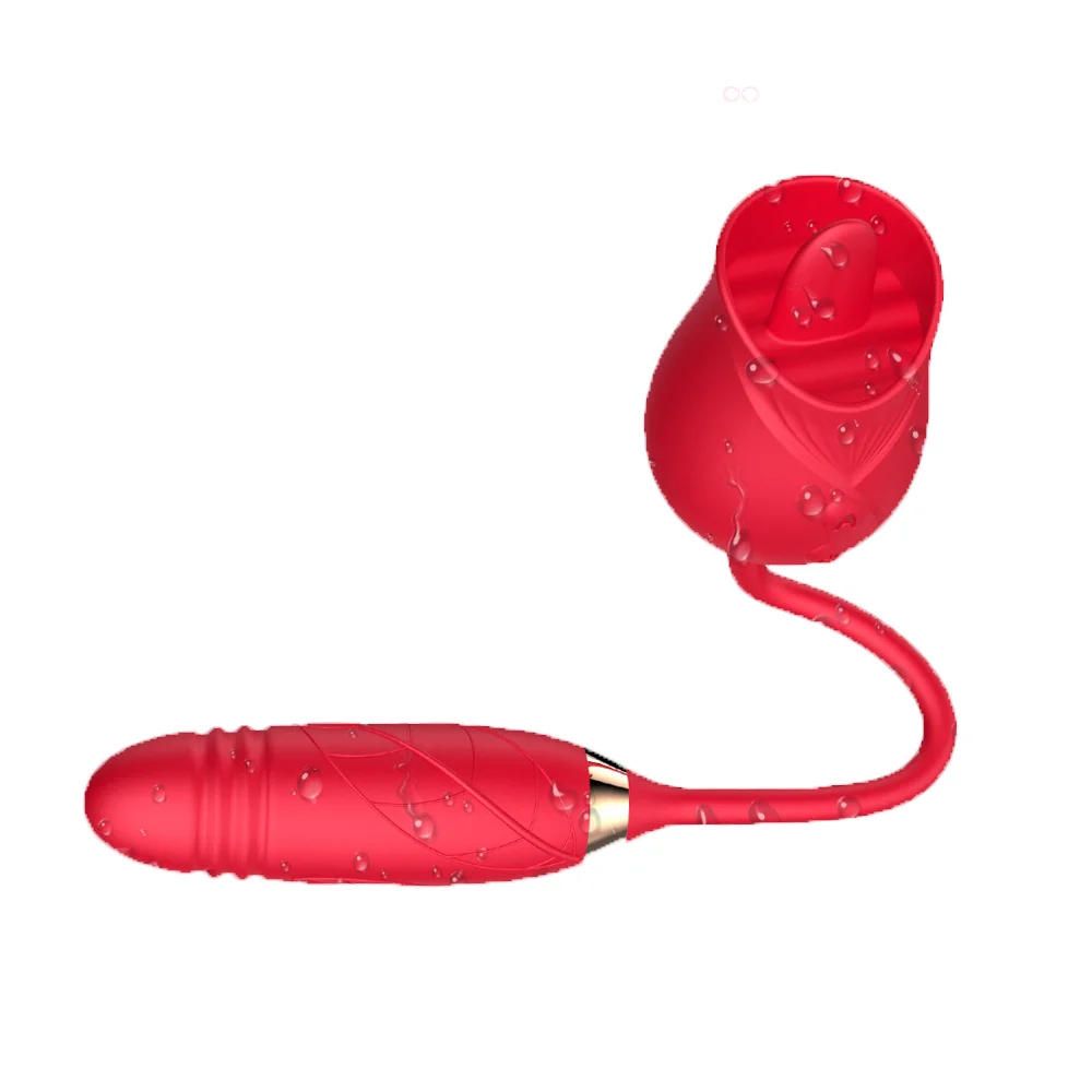 Plug Anal En Acier Inoxydable Luxury Pleasure - Modèle RoseBud Arc-en-ciel Rouge - Hypoallergénique, Imperméable - Neuf