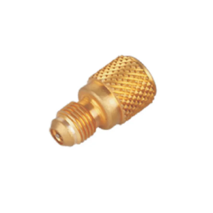 1/4 Inch to 3/4 Inch Copper Pipe Extension R22 to R410 A/C Air Conditioner Single Joint Brass Air Conditioner Flare Nut
