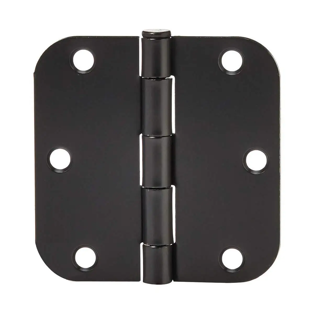 Matte Black Window Door Flush Corner Hinges SS Round Corner Spring Door Hinge For Heavy Duty Door