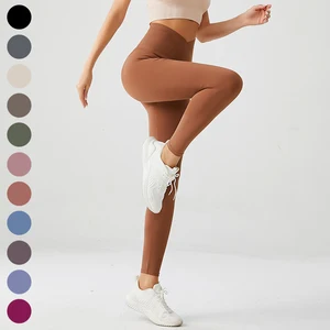 Custom LOGO High Waist Leggings With Pocket Sports Workout Gym Leggings for Women