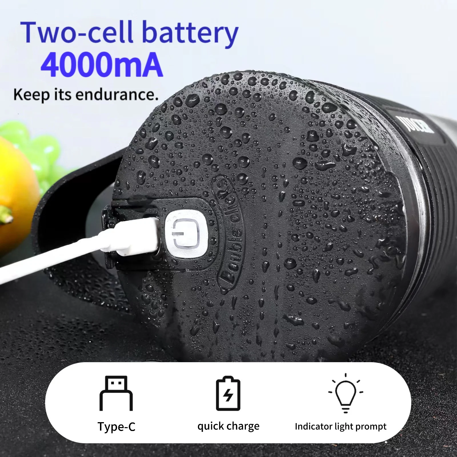 ワイヤレスポータブル大容量ミニ電動ジューサー 多機能 操作簡単 ジュースカップ キッチン 効率的なミキシングカップ 5