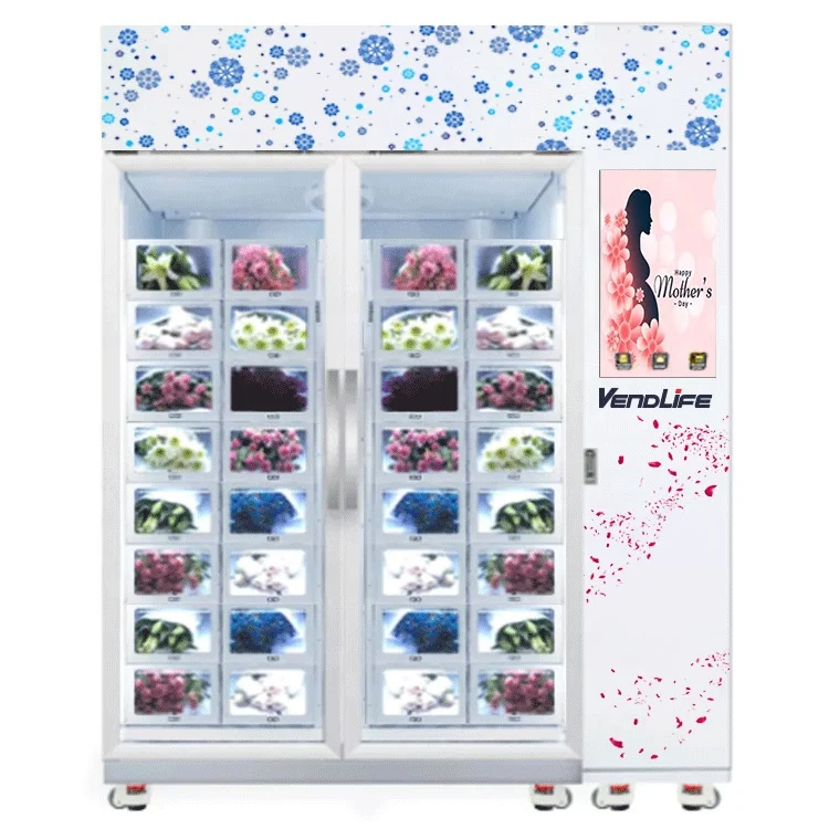 Factory Direct Sell New Model Full Automatic Floss Flower Vending Machine Automatic Cotton Vendlife Making Machine