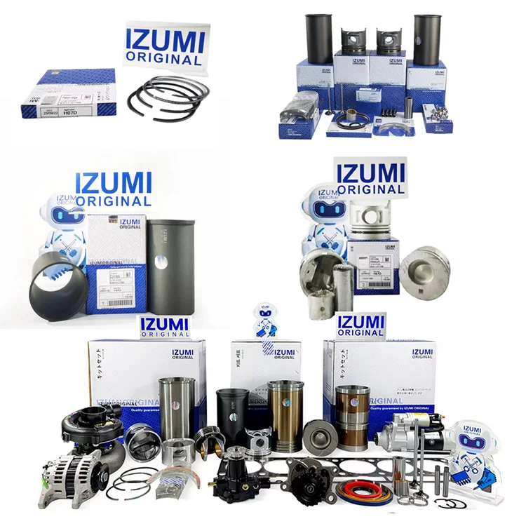 IZUMI ORIGINAL H07D H07D-T H07DT Overhaul Rebuild Kit Diesel Engine Parts For HINO