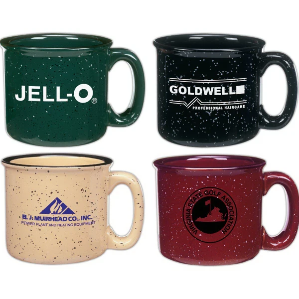 Wholesale Custom Speckled Sublimation Ceramic Campfire Camping Coffee ...