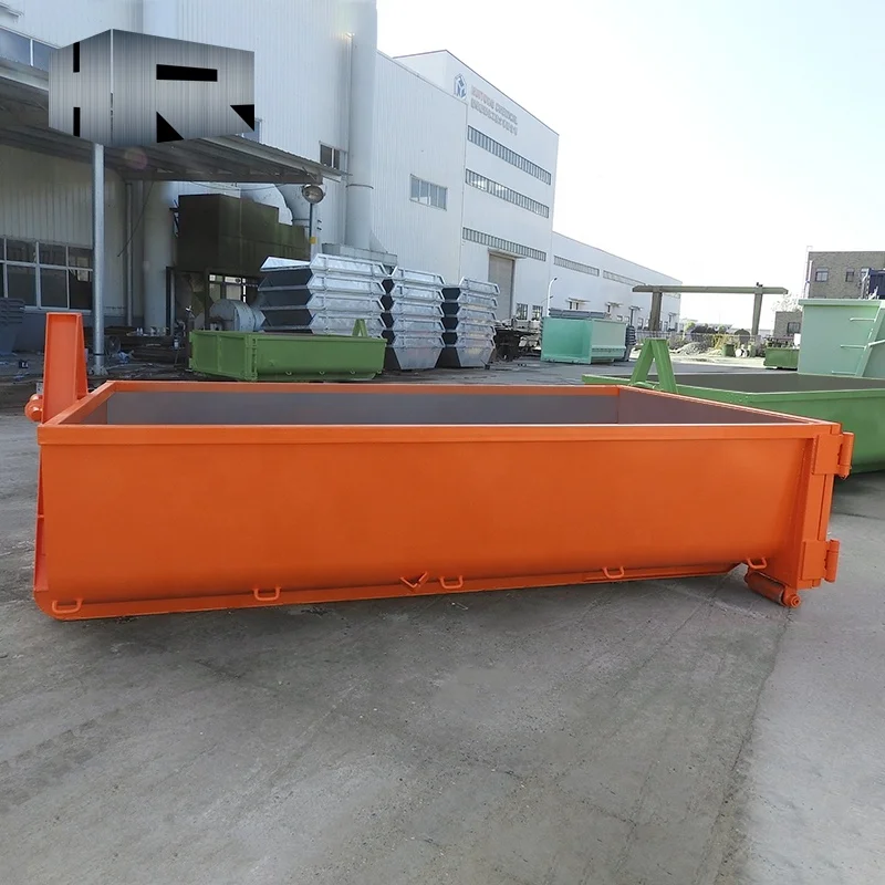 Customized 6CBM Roll-Off Dumpster Special Waste Recycling Container with Hook Lift Bin Brand New Condition