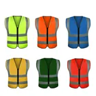 Surplus Stock Construction Safety Vest High Quality Surplus Stock Construction Jackets Pockets Reflective Safety Vest