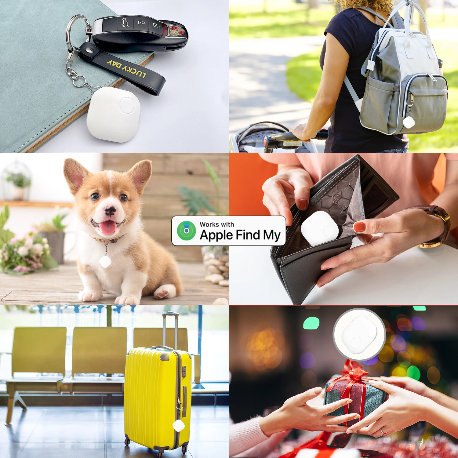 Factory Air Tag Find My Smart Device Mini Gps Tracker Global Positioning Tracker for Phone Lost Wallet Dogs Kids Cars
