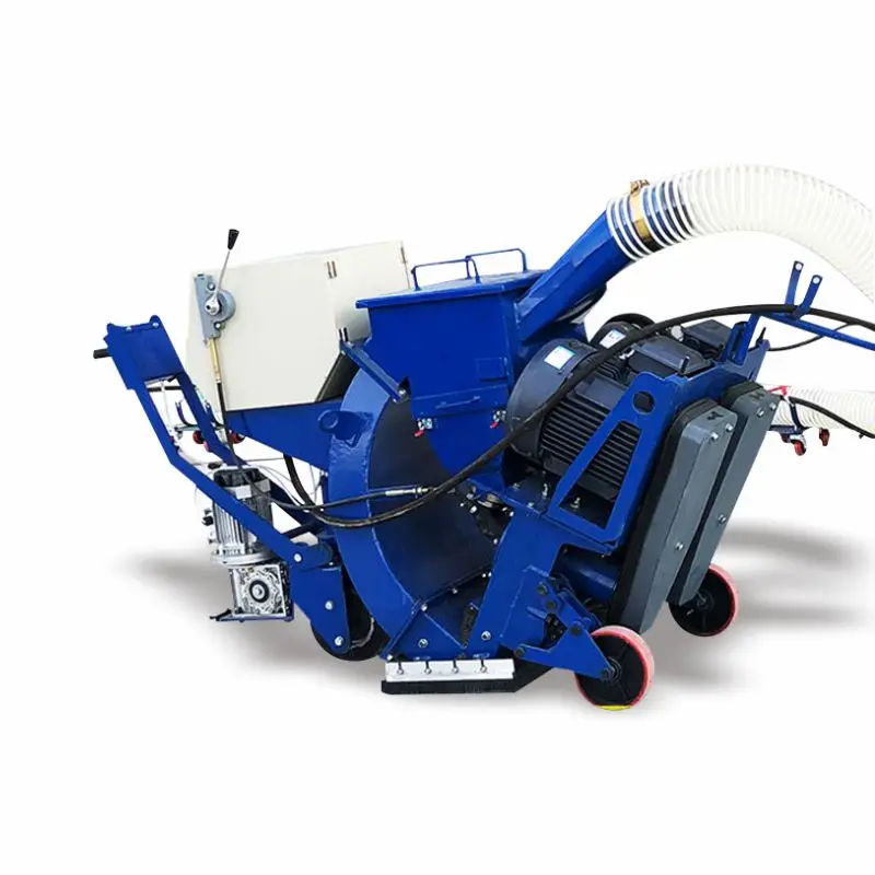 Factory Price Hand Pushed Automatic Concrete Surface Epoxy Floor Steel Plate Mobile Sand Polishing Road Shot Blasting Machine