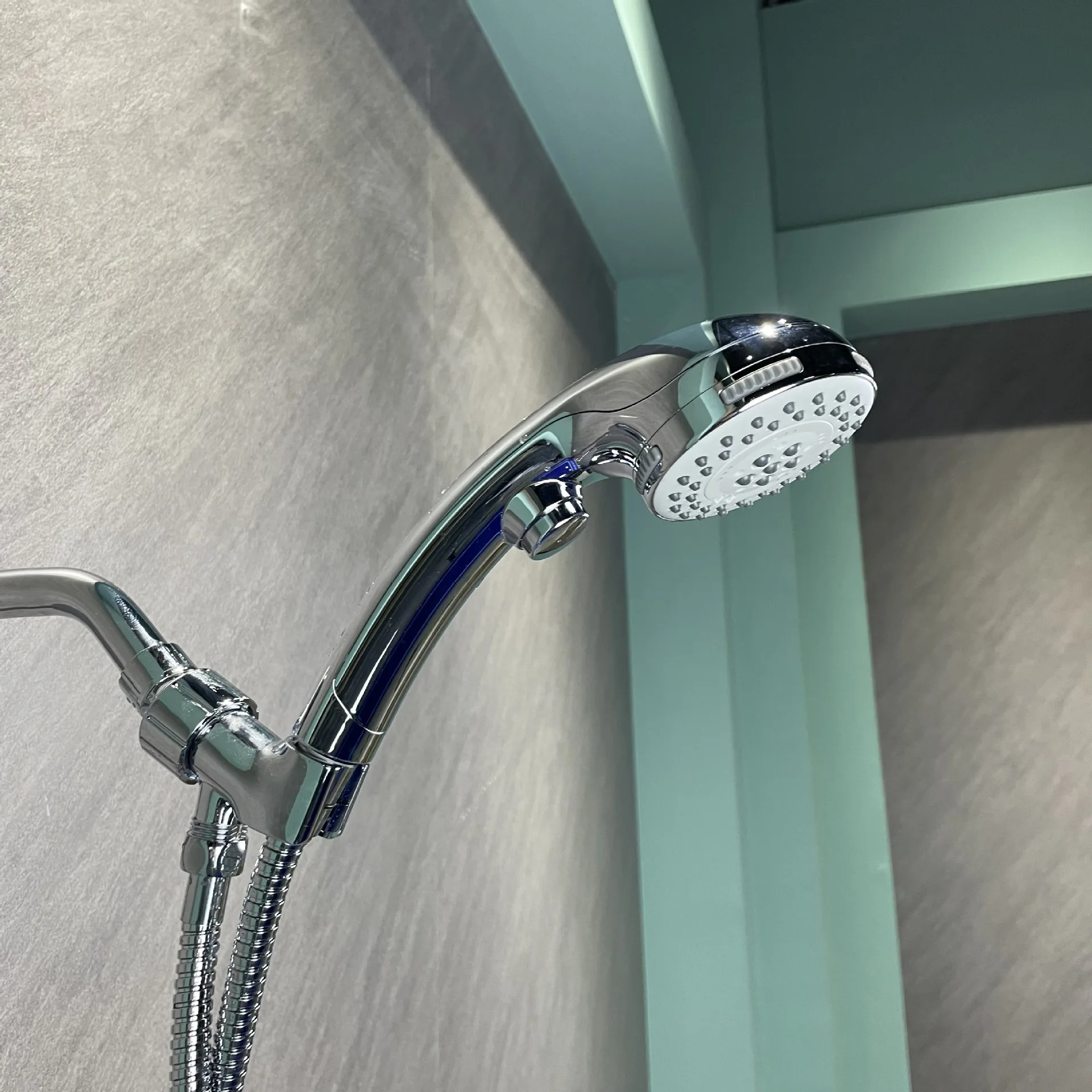 Redge Hot Sell Japan Hand Shower On Off Switch 5 Functions Button