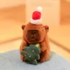 sapins de Noël capybara