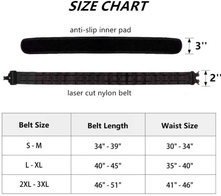 Wholesale Men Tactical Molle Belt Nylon Battle Belts For Heavy Duty ...