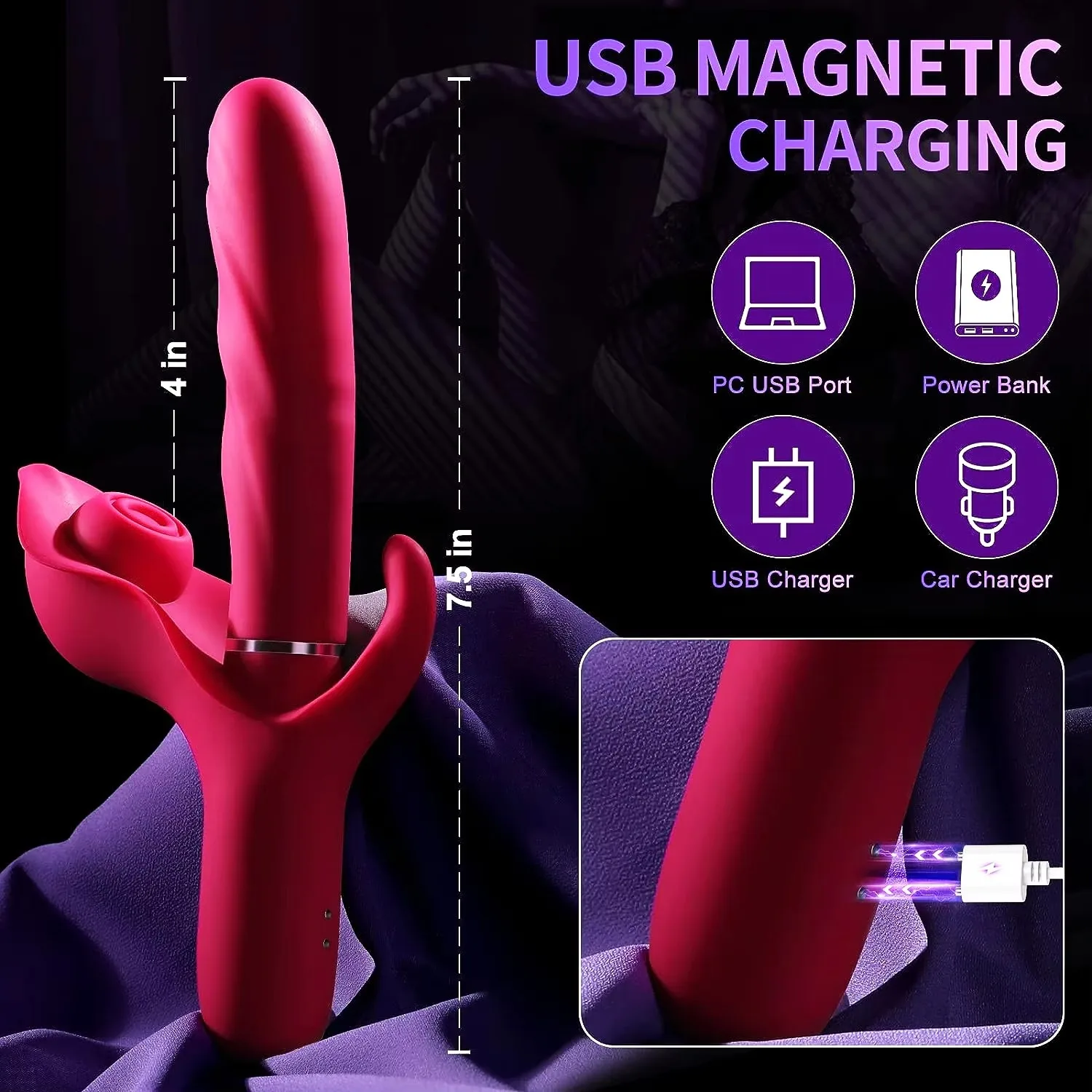 Telescopic 10 Vibration Modes Sucking Clitoris Vagina Relax Toys Female Adult Products Powerful G Spot Vibrators for Woman