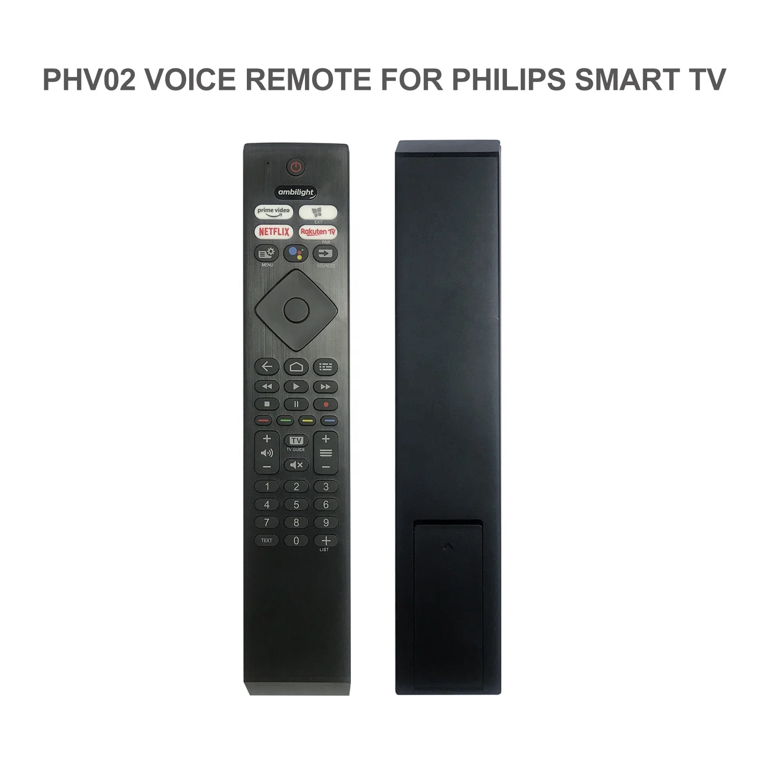 PHV02 Original Ambilight Voice GOOGLE Voice Assistant Remote Control for philips Smart Tv