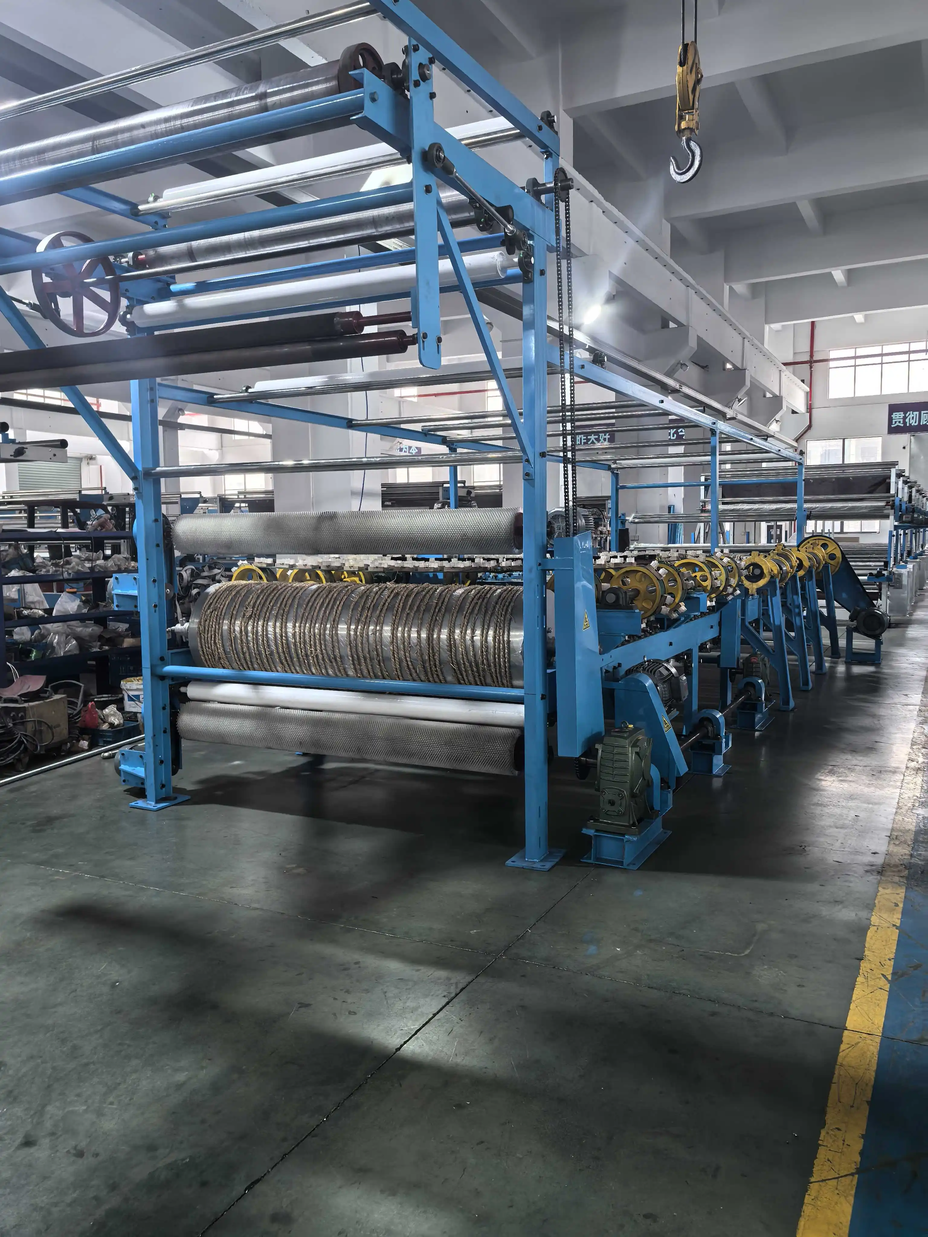 Schneiter Automatic Horizontal Motorized Cotton Fabric Brushing Machine for Rug & Bedding Cleaning