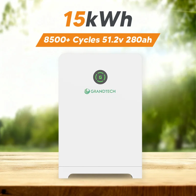 Renewable Energy Power Wall 5kWh 10kWh 15kWh Lithium Battery 48V 280Ah Lifepo4 Home Energy Storage System Solar Battery