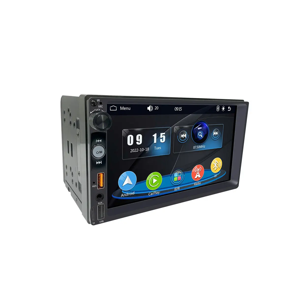 Autostereo Remote Control Universal 2Din Sd Card Aux Port Radio Car