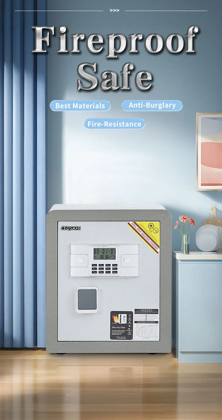 CEQSAFE New Design Electronic Fireproof Safe Box Digital Password Home Safe supplier
