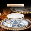 Porcelaine bleue et blanche