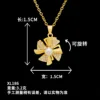 Xl186 girevole mulino a vento collana d'oro