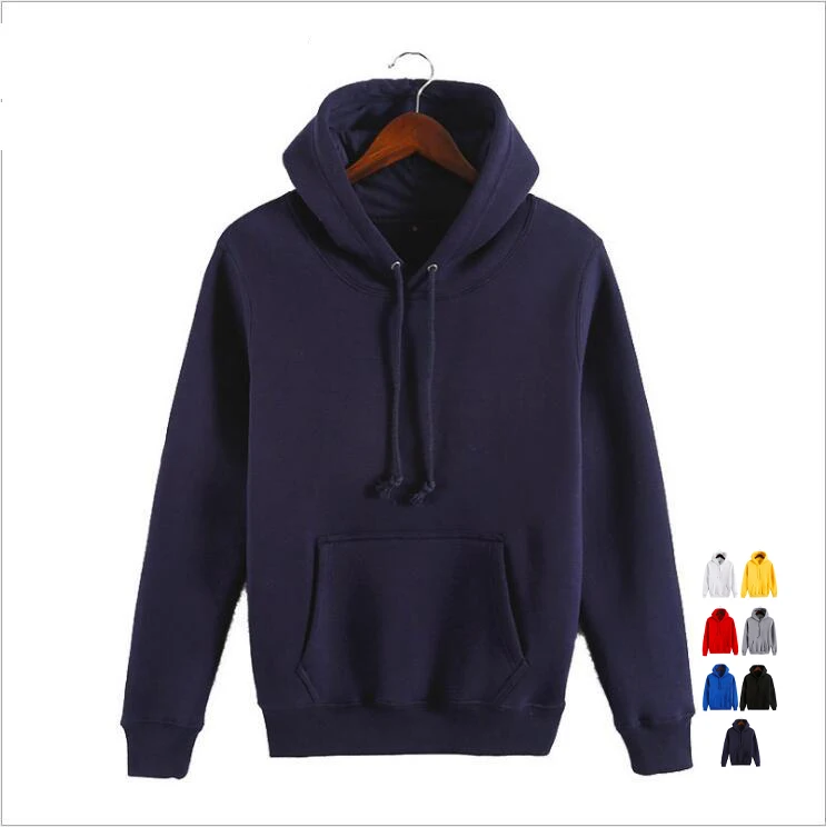 plain navy zip up moletom com capuz