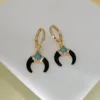 Gold Turquoise + Black