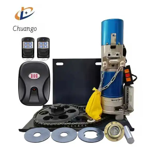 Chuango Modern 400kg Electric Garage Door Opener AC 220V Easy Control Aluminium Alloy Electronic Side Automatic Door Operators