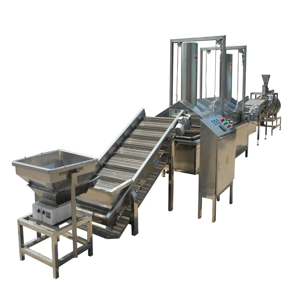 Automatic Potato Chips Making Machine French Fries Production Line