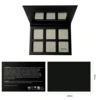 Palette 6 carrés noir