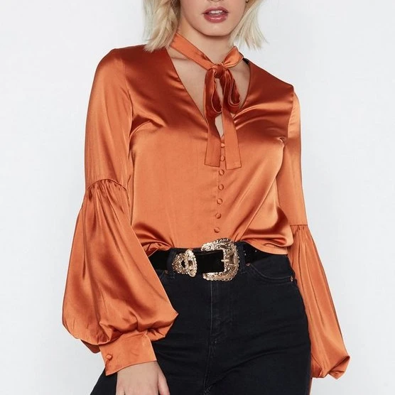 cheap satin blouses