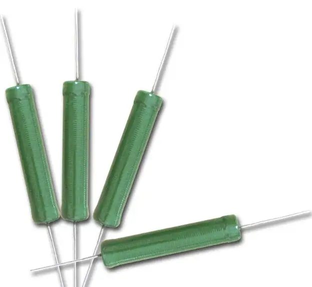 Resistenza A Filo In Alluminio 10W 6Ω ±5% – Dissipante Verde, Per Trasduttori E Alimentatori