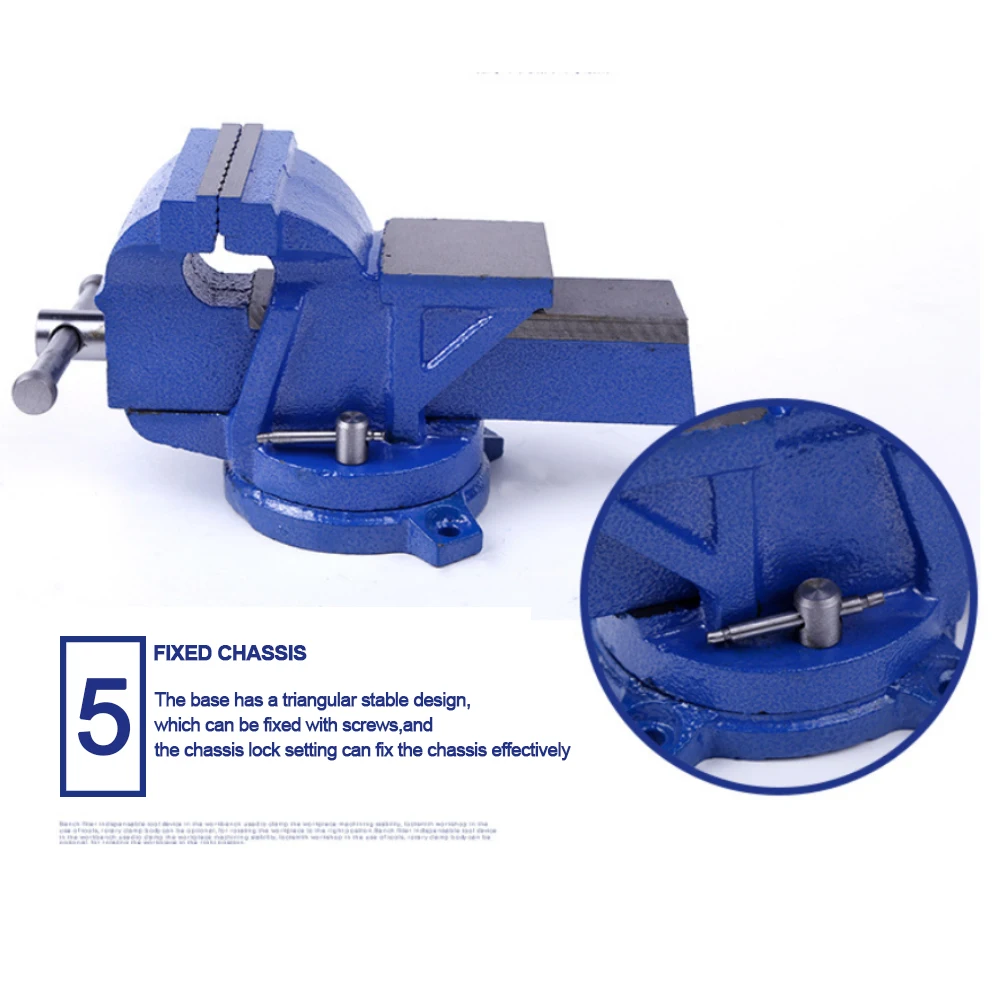 Low Moq 3/4/5/6/8/10 Inch Multi-purpose Cast Iron Bench Vise Vice With ...