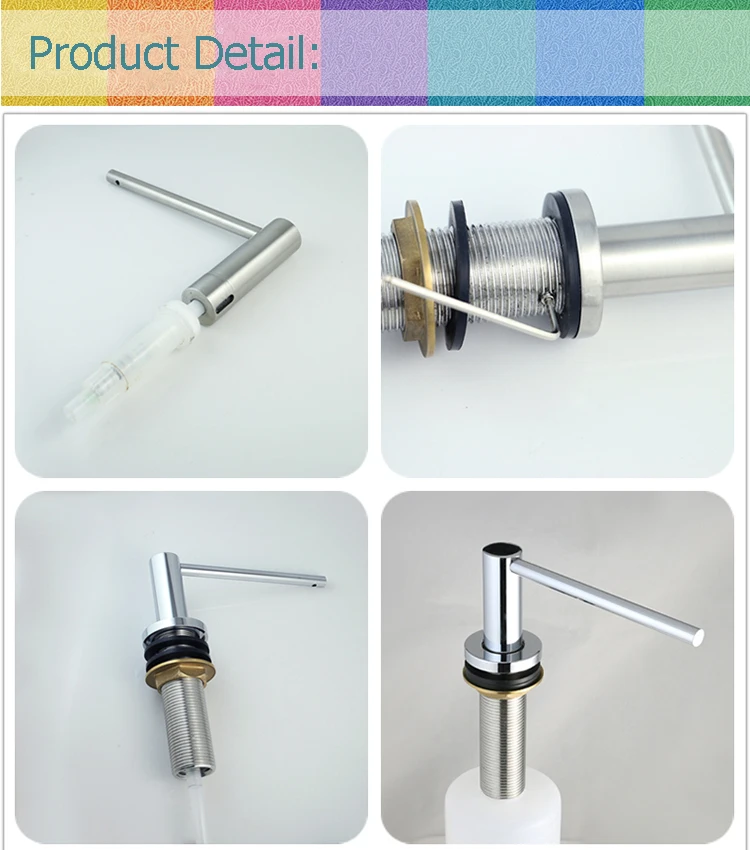 Quality Fast Shipping Hand Liquid Wash Kitchen Sink Soap Dispenser Stainless Steel Manufacturer China