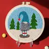 Santa Poke Embroidery Kit