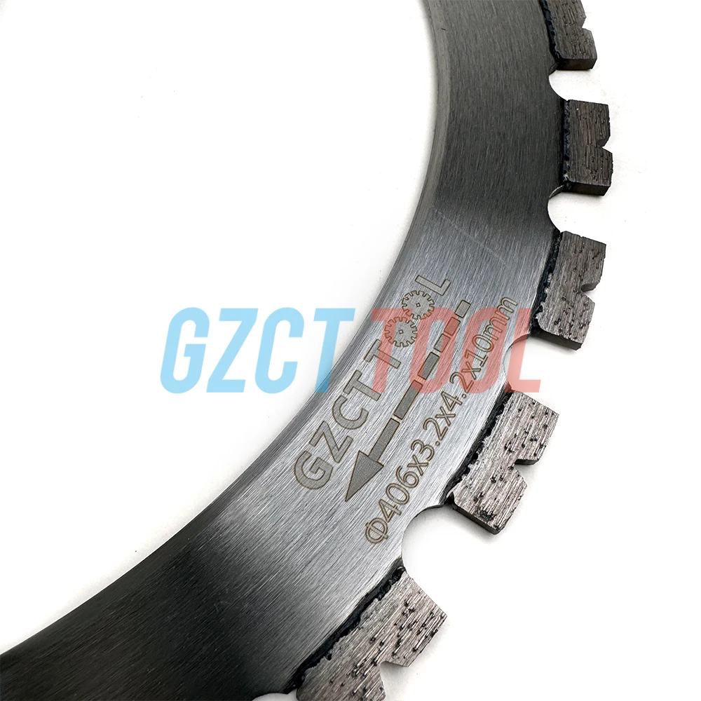 406mm Diamond Ring Saw Blade for Wet Cut Concrete Granite Slab Cutting High Efficiency  Electric Tool Accessories