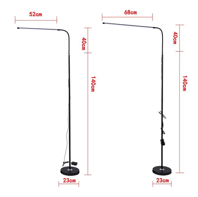 Factory 20W Flexible Reading Swing Arm Dimmable Drafting Architect Task LED Desk Nail Table Salon Lamp.jpg