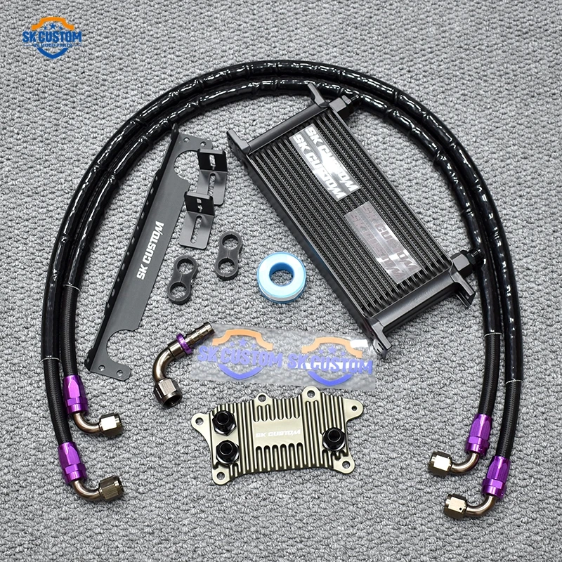SK Custom Volkswagen Audi 4TH Generation EA837 3.0T V6 Engine Oil Coolant Kit Cooling Radiator Kit