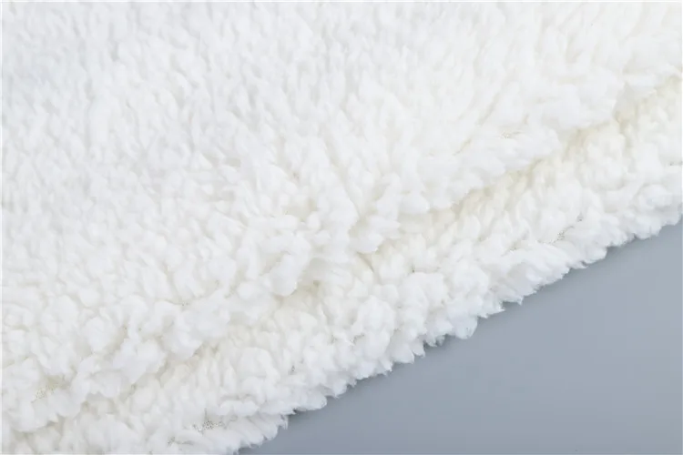 White Color Soft Sherpa Material Fleece Lining Fabric For Sale - Buy ...