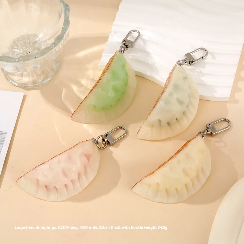 Simulation Food Color Dumplings Fried Dumpling Model Chinese Dim Sum Play Toys