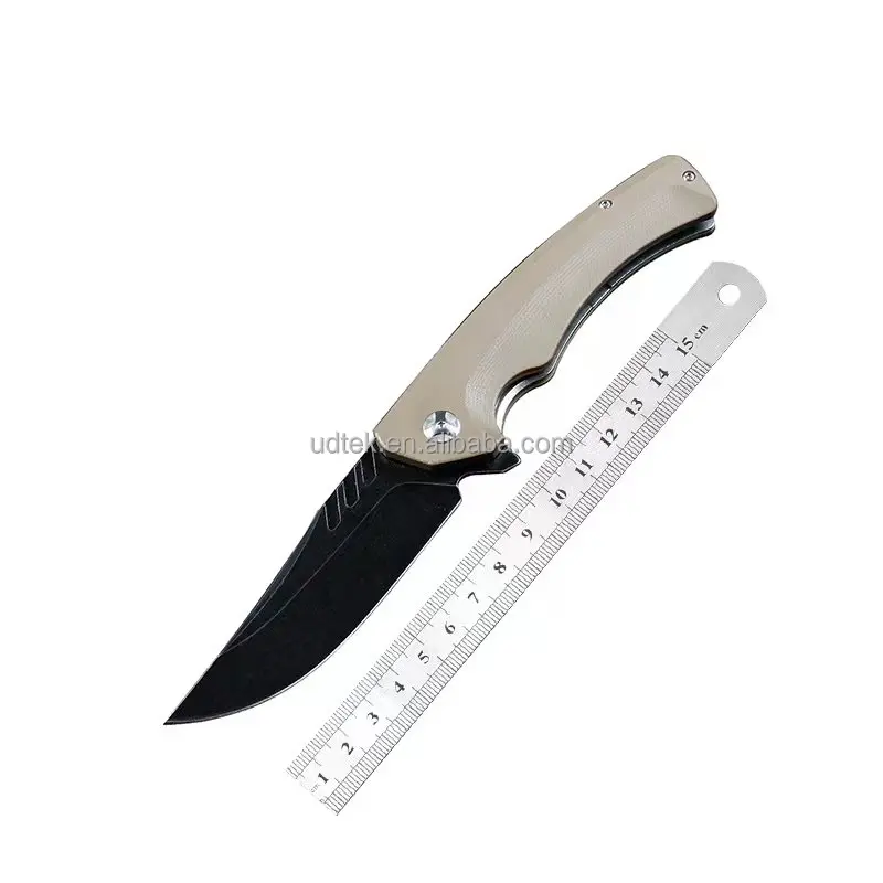 Oem D2 Blade Material Folding Hunting Knife With G10 Handle - Buy D2 ...