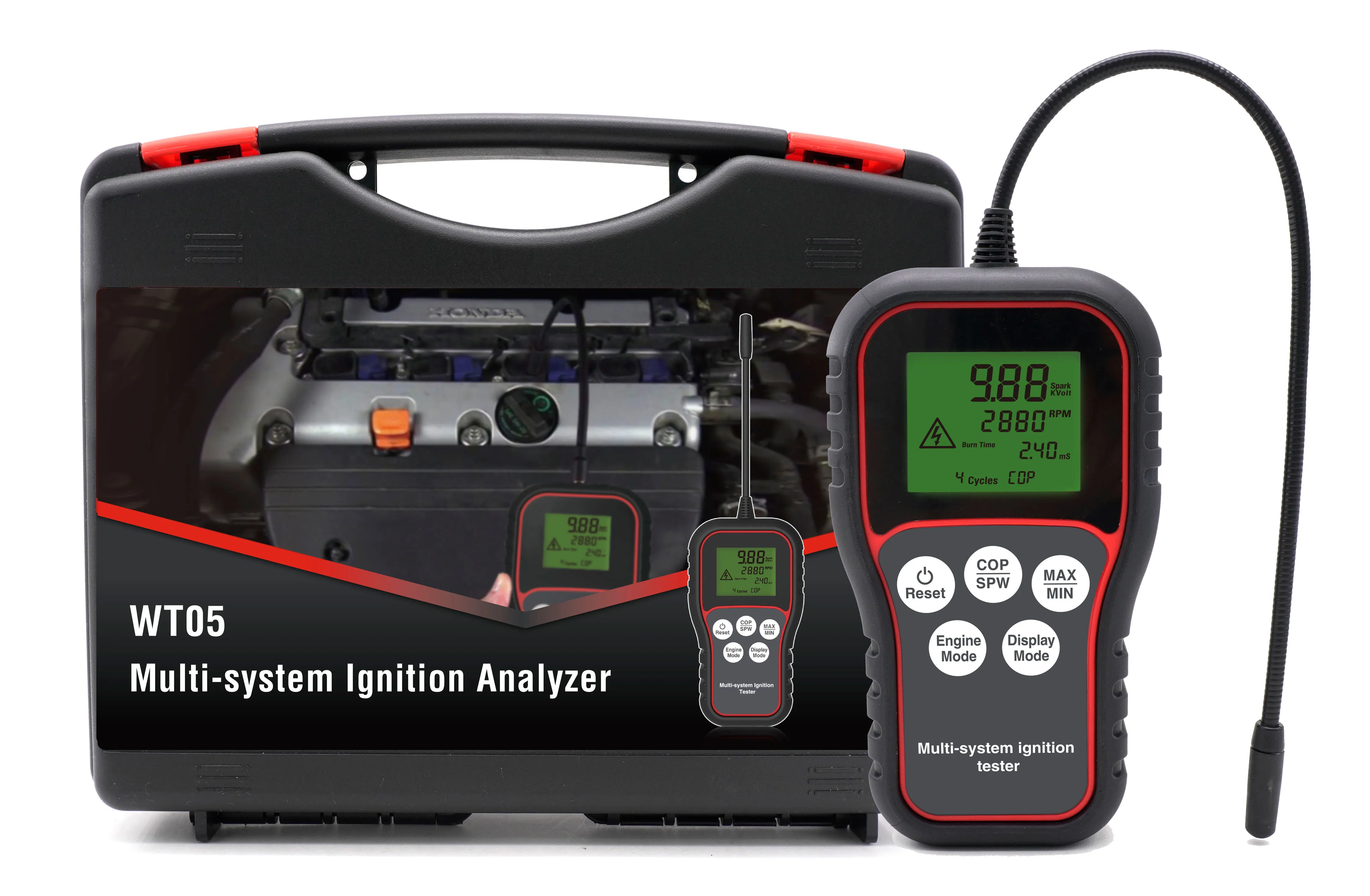Multifunction Vehicle Ignition Analyzer Car Engine Diagnostic Tool