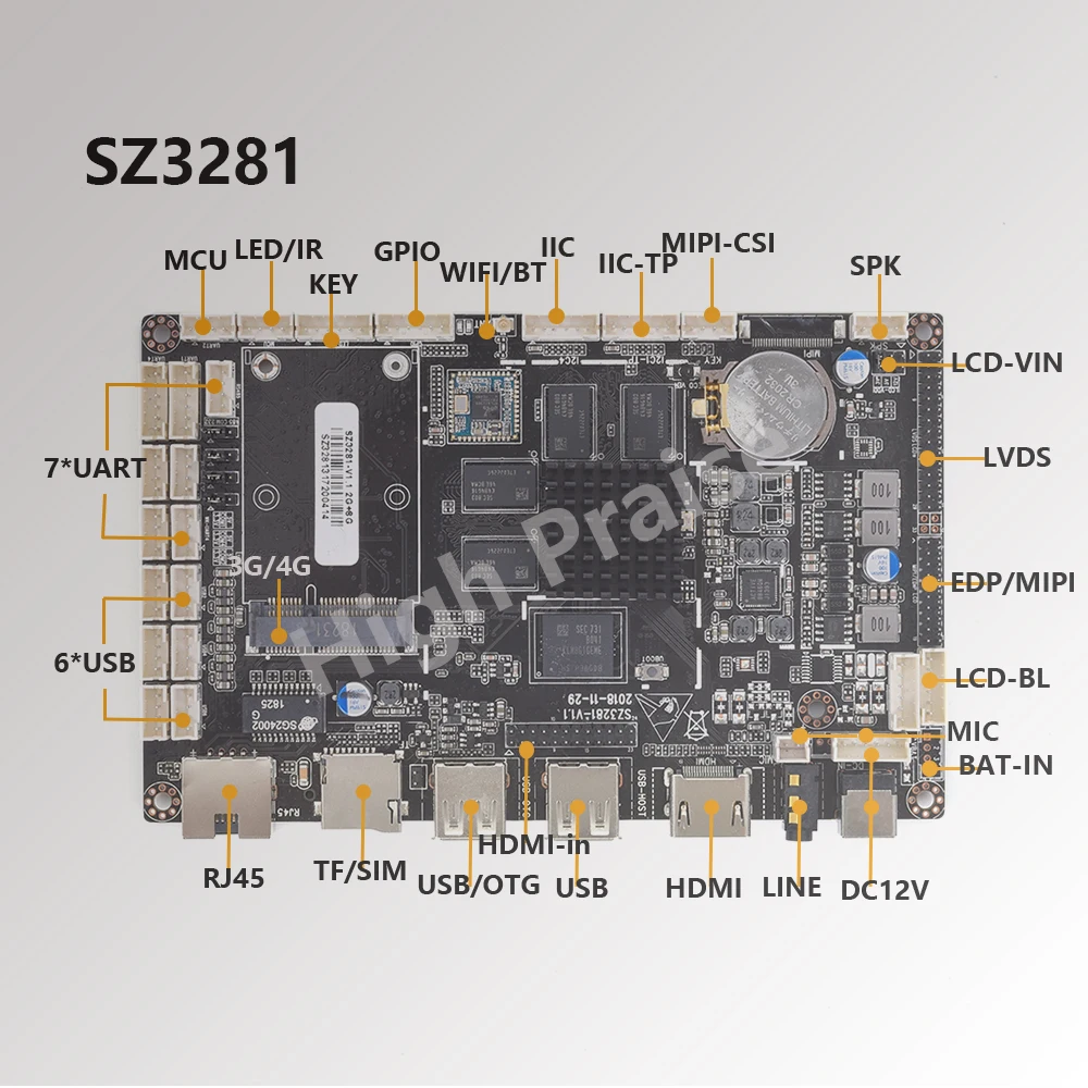Cheap Arm Industrial Motherboard Rockchip Rk3288 Ddr3 Embedded Lvds Lan ...