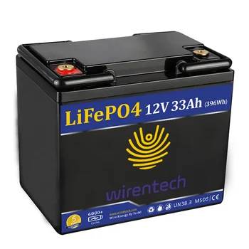 7000+cycle 12v 33ah 42ah 50ah 100ah Lifepo4 Battery Pack Rechargeable ...