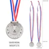 Small medal - crown trophy style - silver